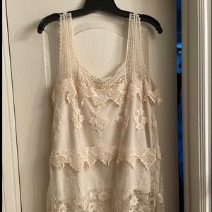 Lace tank top